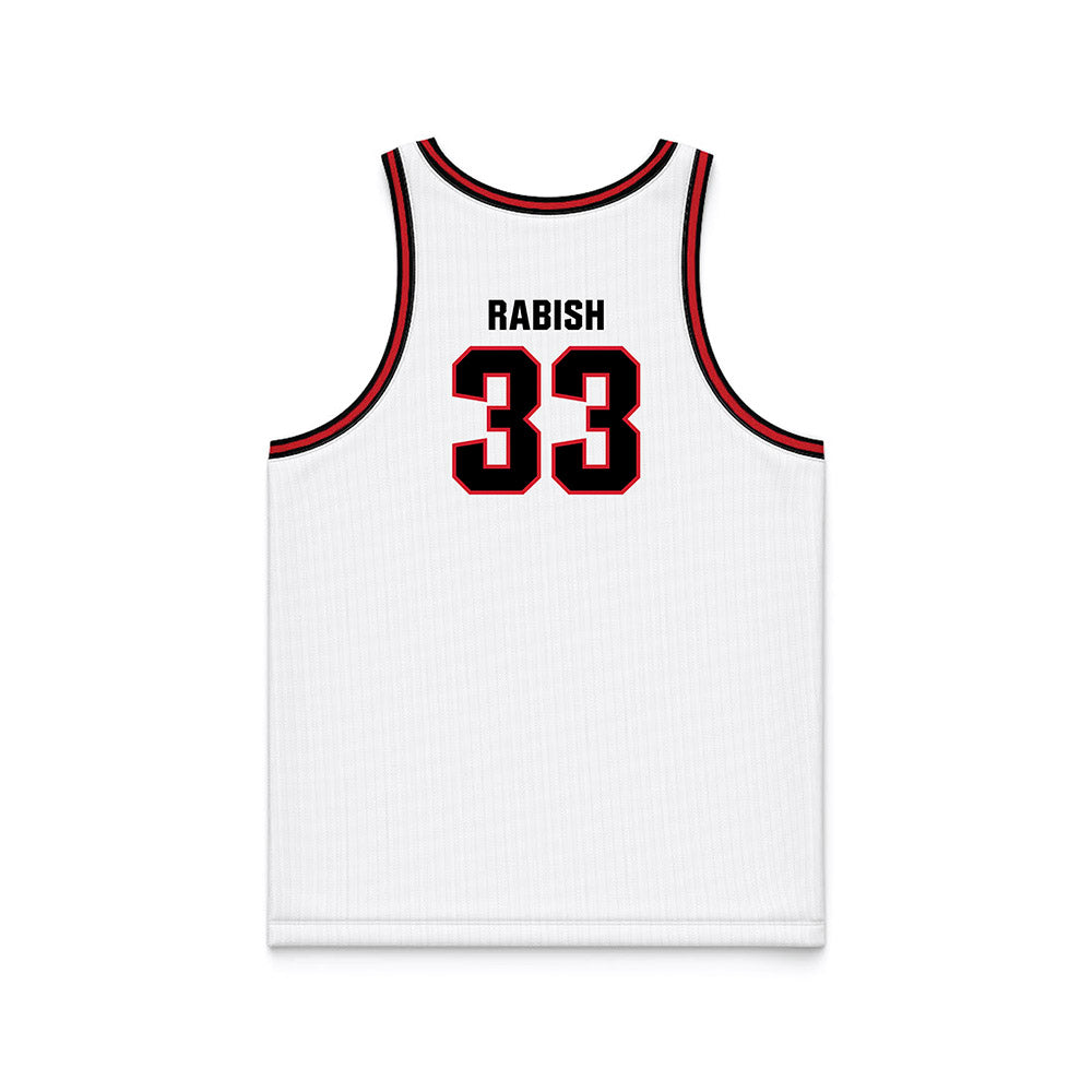 St. Francis - NCAA Men's Basketball : Brandon Rabish - White Basketball Jersey-1