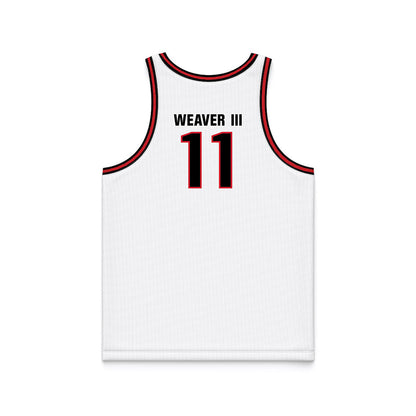 St. Francis - NCAA Men's Basketball : Melvin Weaver III - White Basketball Jersey-1