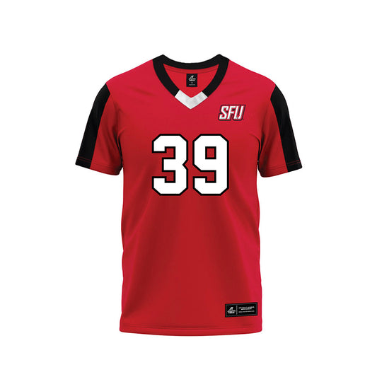 St. Francis - NCAA Football : Anthony Gengarella - Red Football Jersey-0