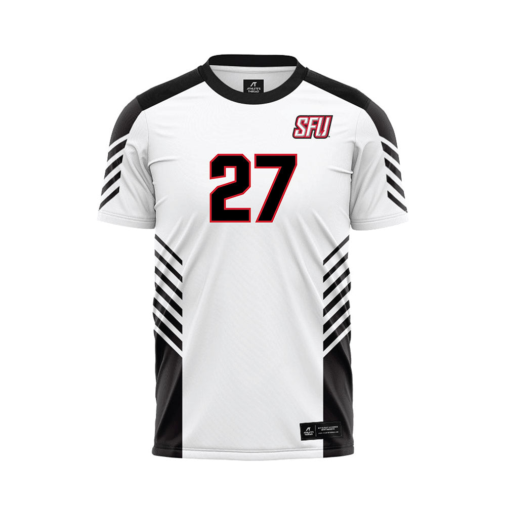 St. Francis - NCAA Men's Soccer : Ryan Seaman - White Soccer Jersey-0
