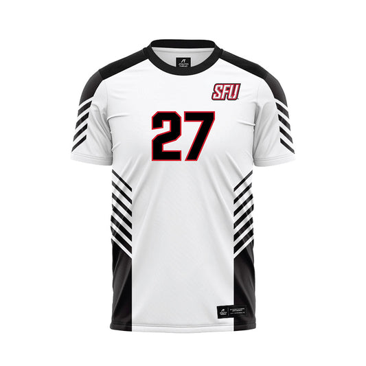 St. Francis - NCAA Men's Soccer : Ryan Seaman - White Soccer Jersey-0