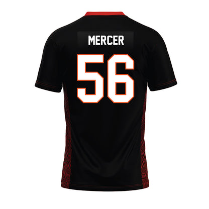 Oklahoma State - NCAA Football : Tyler Mercer - Black Premium Football Jersey-1