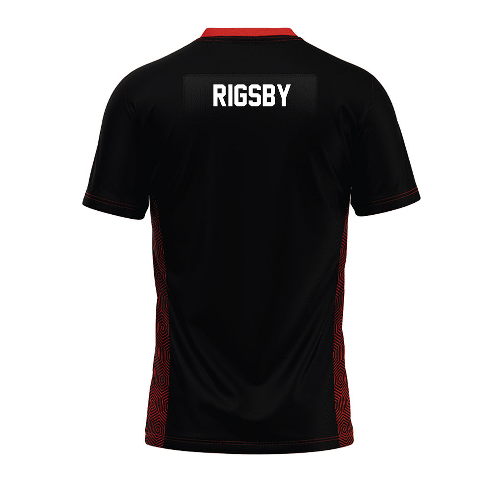 Oklahoma State - NCAA Football : Braylon Rigsby - Black Premium Football Jersey-1