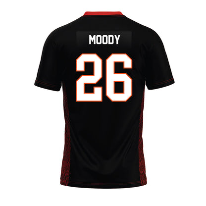 Oklahoma State - NCAA Football : Dennis Moody - Black Premium Football Jersey-1