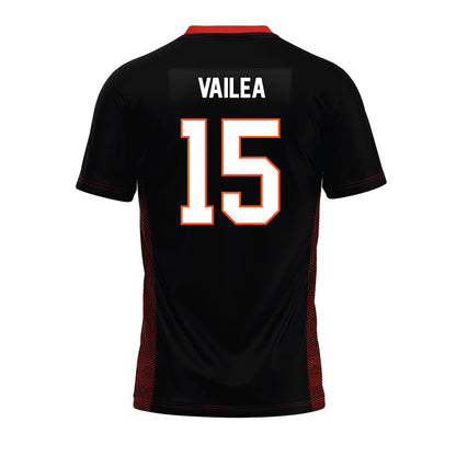 Oklahoma State - NCAA Football : Fatafehi Vailea - Black Premium Football Jersey-1