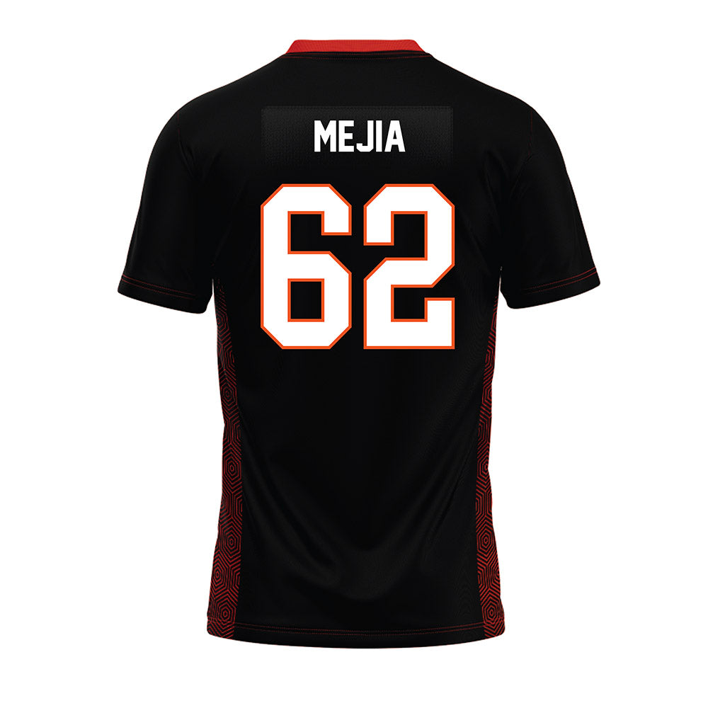 Oklahoma State - NCAA Football : Jamison Mejia - Black Premium Football Jersey