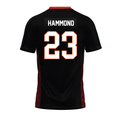 Oklahoma State - NCAA Football : Oscar Hammond - Black Premium Football Jersey-1