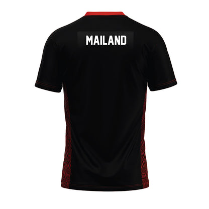 Oklahoma State - NCAA Football : Cooper Mailand - Black Premium Football Jersey-1
