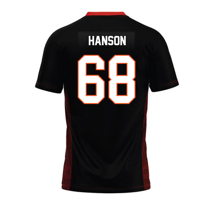Oklahoma State - NCAA Football : Joseph Hanson - Black Premium Football Jersey-1