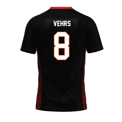 Oklahoma State - NCAA Football : Broderick Vehrs - Black Premium Football Jersey-1