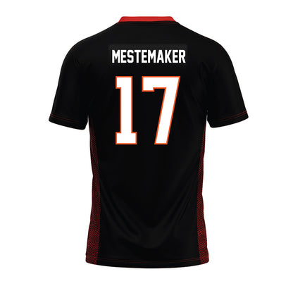 Oklahoma State - NCAA Football : Drew Mestemaker - Black Premium Football Jersey-1