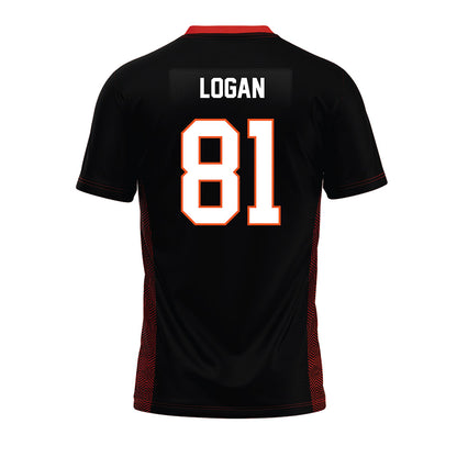 Oklahoma State - NCAA Football : Luke Logan - Black Premium Football Jersey-1