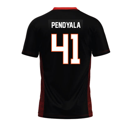 Oklahoma State - NCAA Football : Gabe Pendyala - Black Premium Football Jersey-1