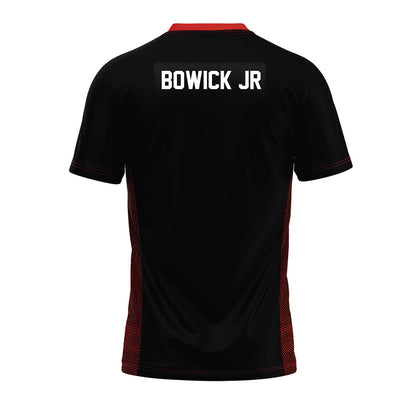 Oklahoma State - NCAA Football : Justin Bowick Jr - Black Premium Football Jersey-1