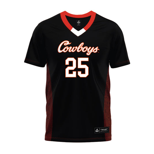 Oklahoma State - NCAA Football : Markeith Williams - Black Premium Football Jersey-0