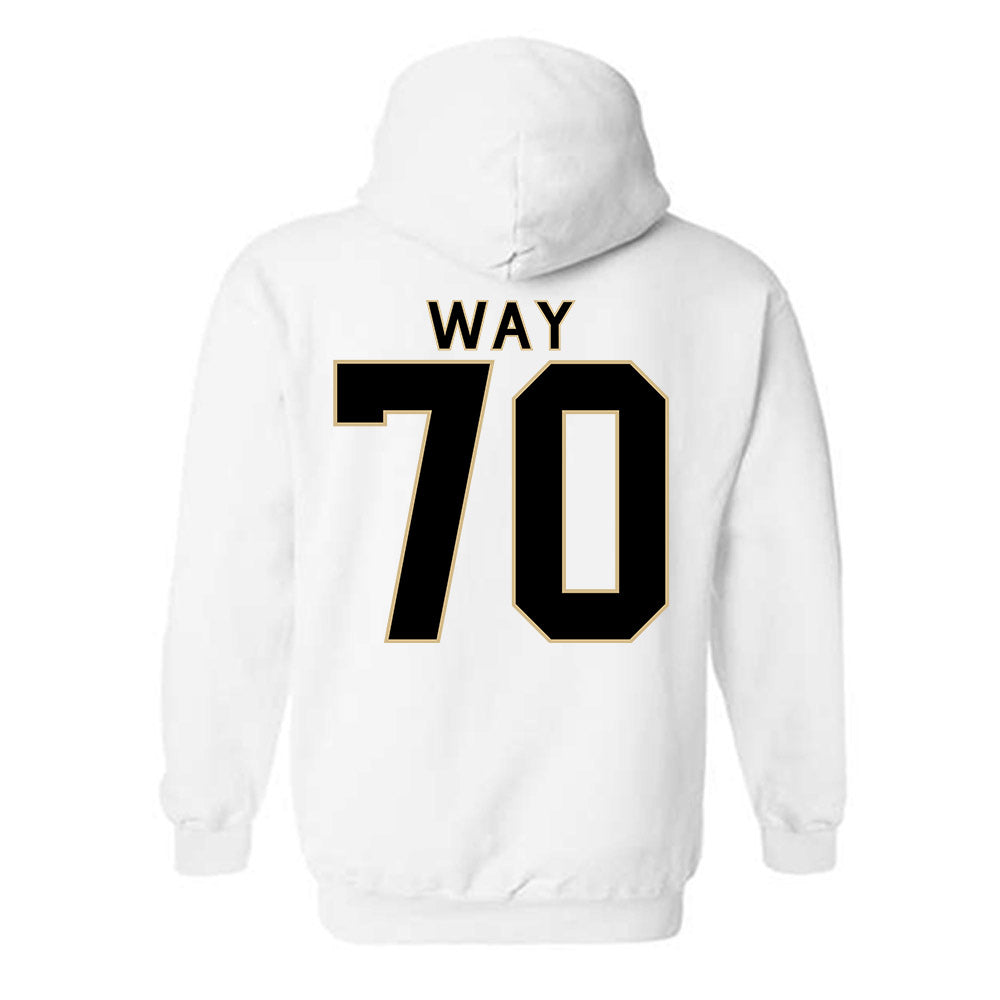 Wake Forest - NCAA Football : Will Way - Classic Shersey Hooded Sweatshirt-1