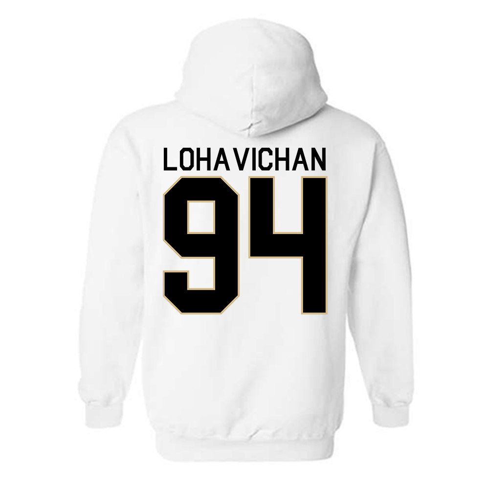 Wake Forest - NCAA Football : Zach Lohavichan - Classic Shersey Hooded Sweatshirt-1