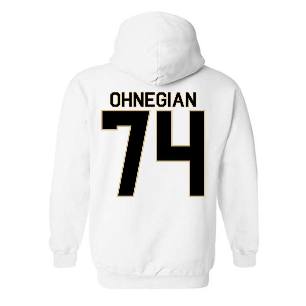 Wake Forest - NCAA Football : John Ohnegian - Classic Shersey Hooded Sweatshirt-1