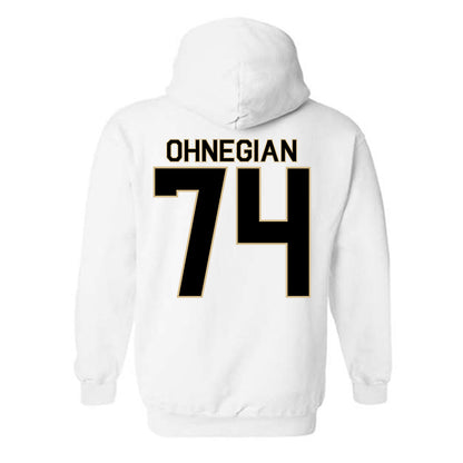 Wake Forest - NCAA Football : John Ohnegian - Classic Shersey Hooded Sweatshirt-1
