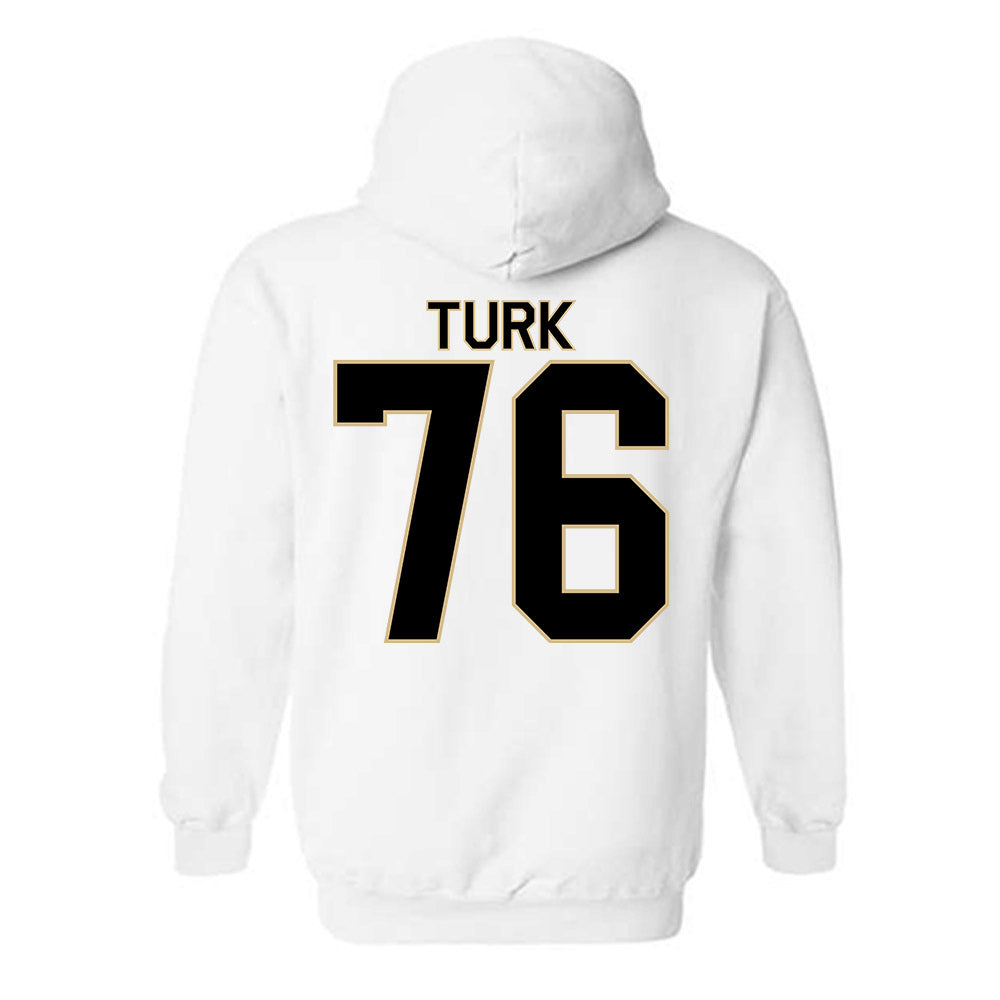 Wake Forest - NCAA Football : Fletcher Turk - Classic Shersey Hooded Sweatshirt-1