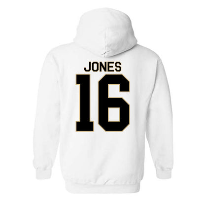 Wake Forest - NCAA Baseball : Evan Jones - Classic Shersey Hooded Sweatshirt-1
