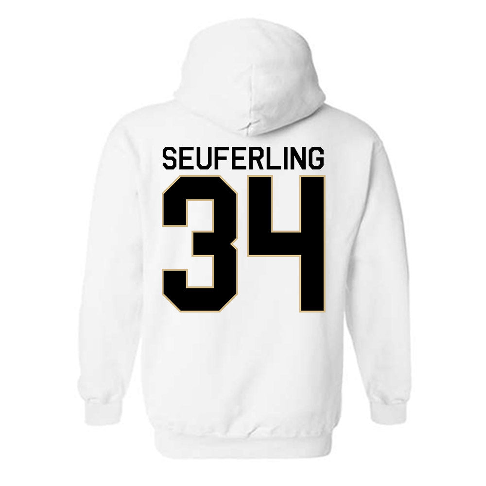 Wake Forest - NCAA Baseball : Grayden Seuferling - Classic Shersey Hooded Sweatshirt-1