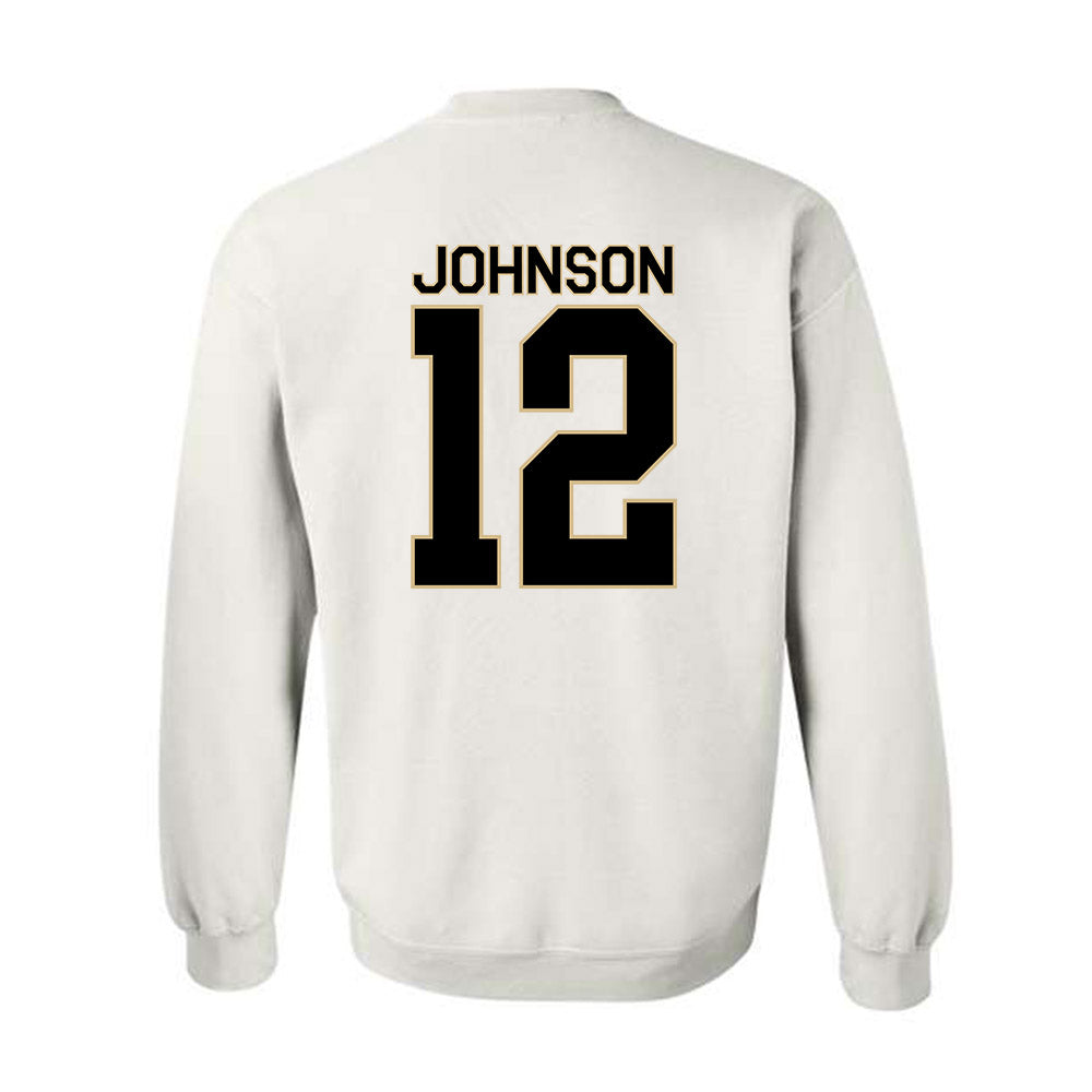 Wake Forest - NCAA Football : Kamrean Johnson - Classic Shersey Crewneck Sweatshirt-1