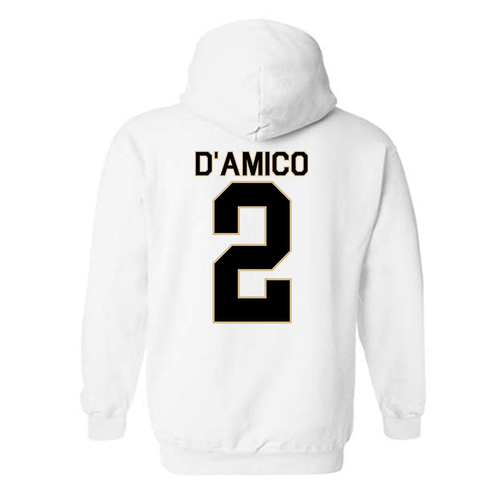 Wake Forest - NCAA Baseball : Logan D'Amico - Classic Shersey Hooded Sweatshirt-1