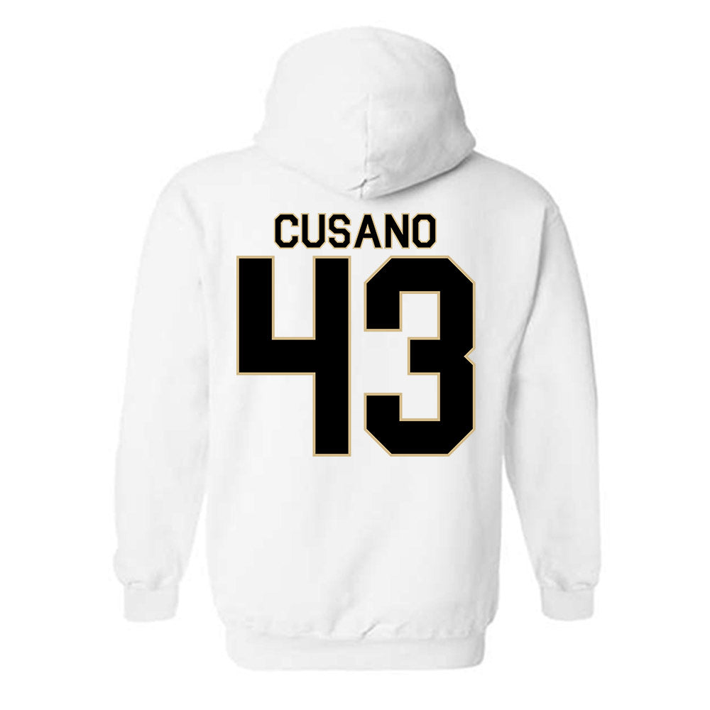 Wake Forest - NCAA Football : Frank Cusano - Classic Shersey Hooded Sweatshirt-1