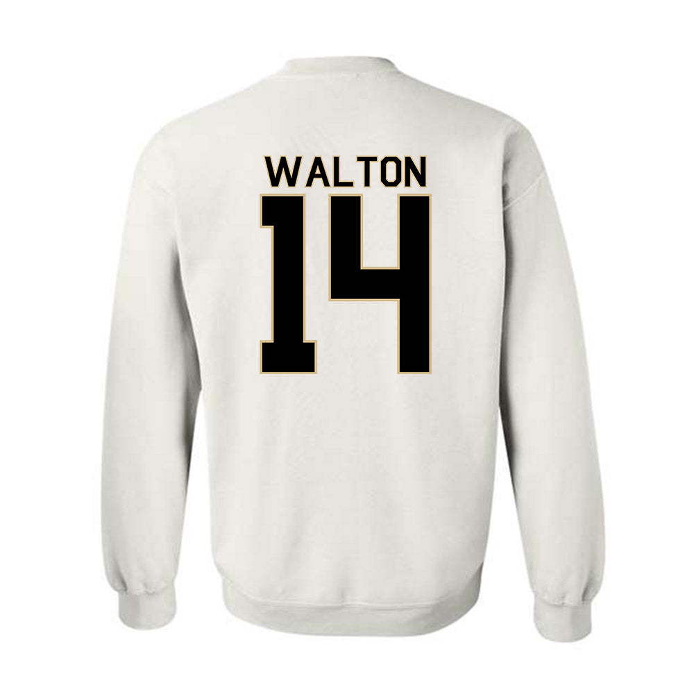 Wake Forest - NCAA Football : Tyler Walton - Classic Shersey Crewneck Sweatshirt-1