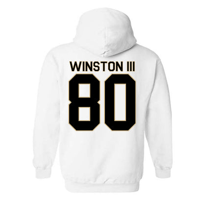 Wake Forest - NCAA Football : Braxton Winston III - Classic Shersey Hooded Sweatshirt-1