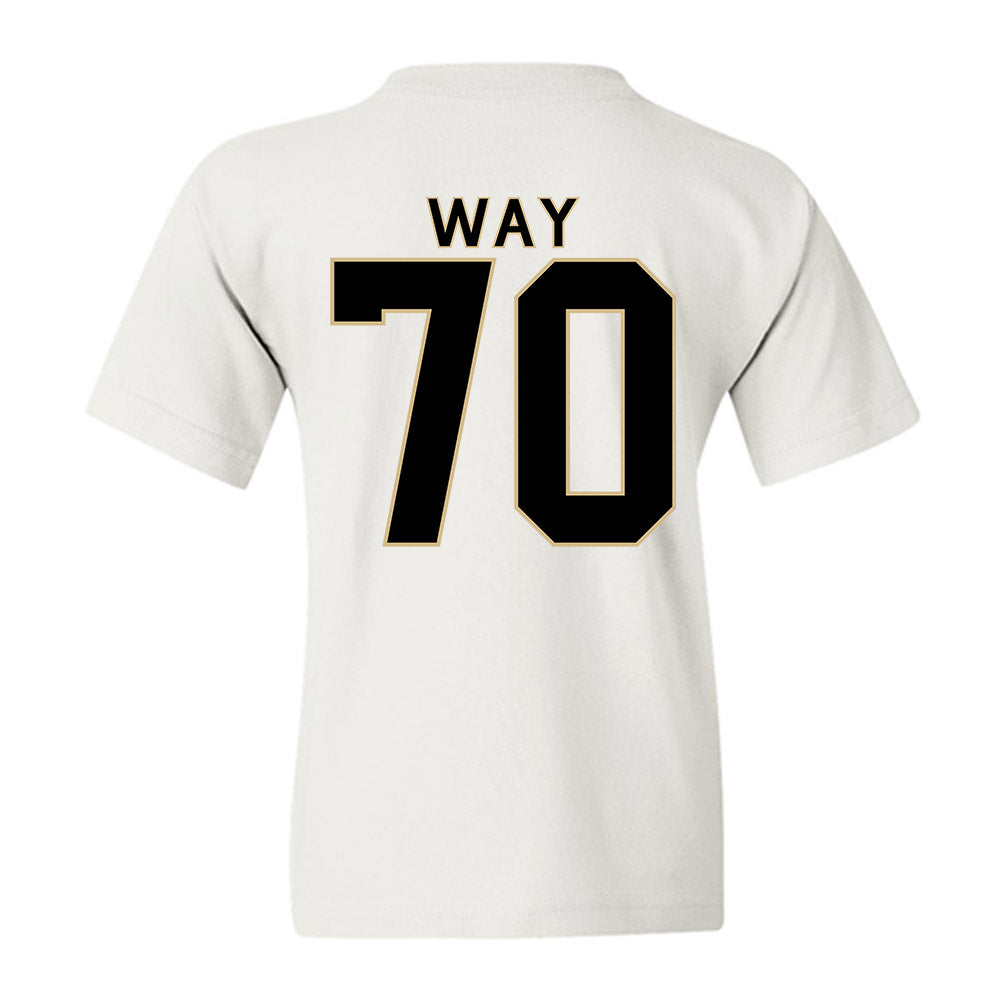 Wake Forest - NCAA Football : Will Way - Classic Shersey Youth T-Shirt-1