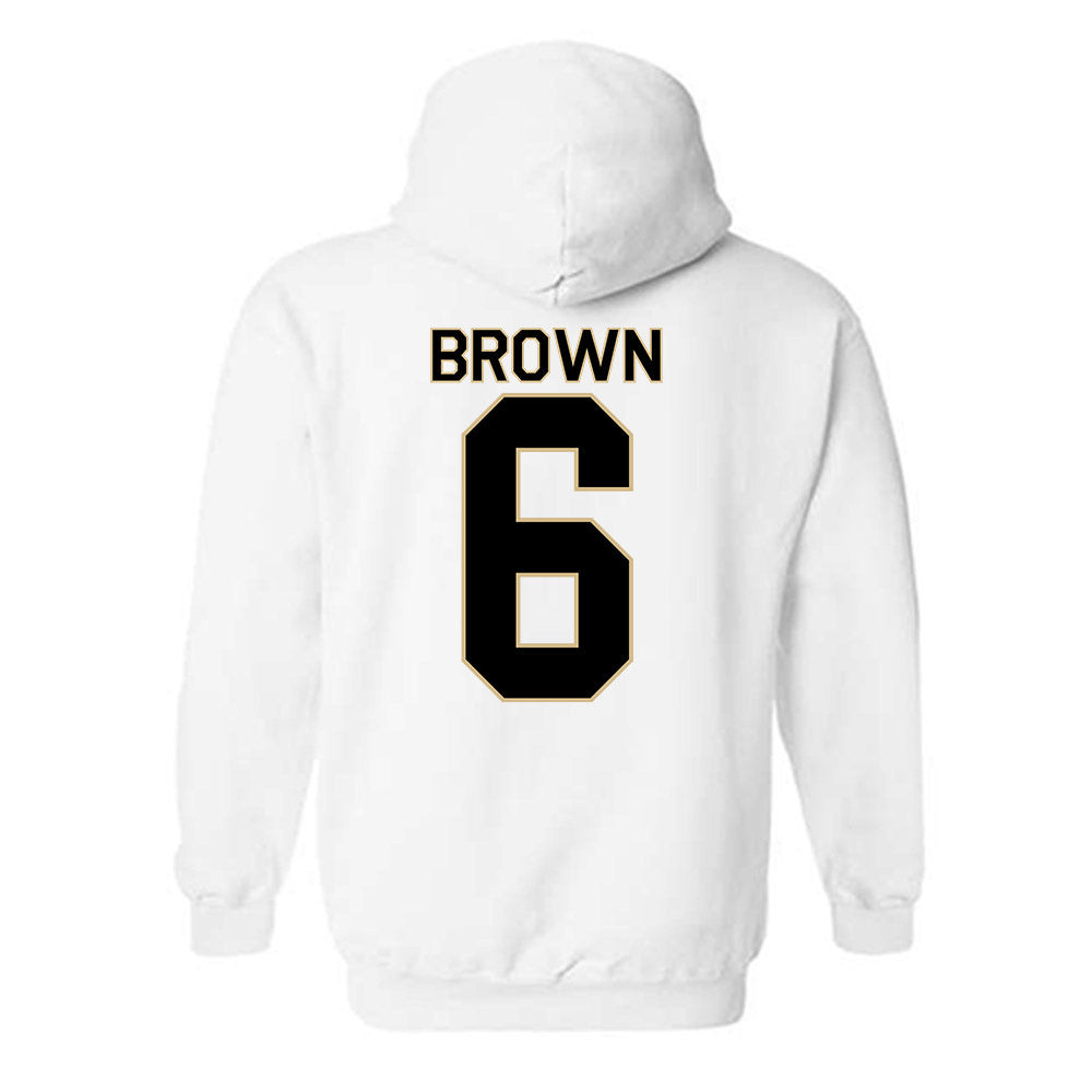 Wake Forest - NCAA Women's Soccer : Dempsey Brown - Classic Shersey Hooded Sweatshirt-1