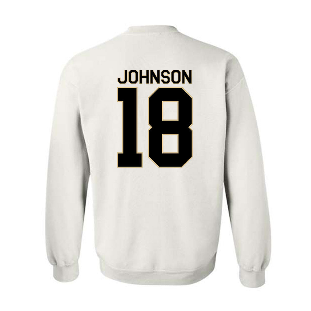 Wake Forest - NCAA Football : DJ Johnson - Classic Shersey Crewneck Sweatshirt-1