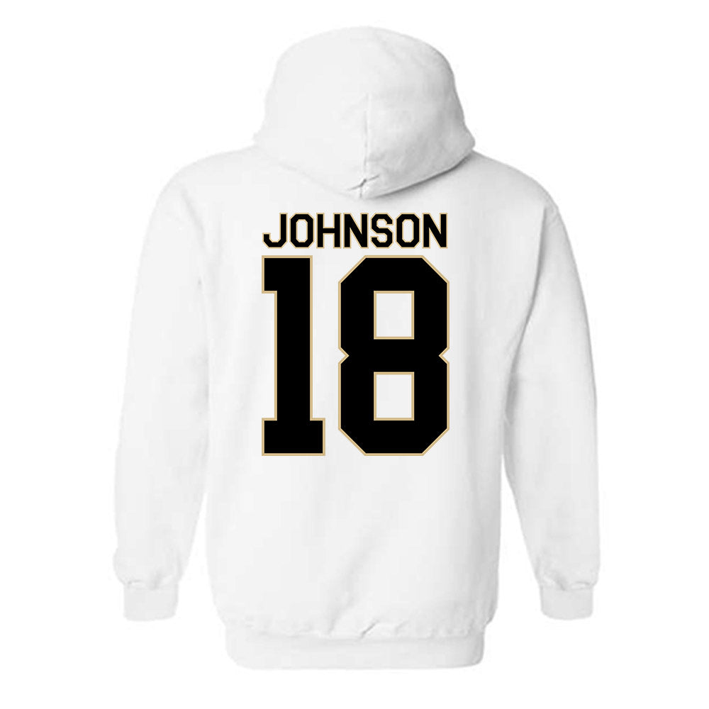 Wake Forest - NCAA Football : DJ Johnson - Classic Shersey Hooded Sweatshirt-1
