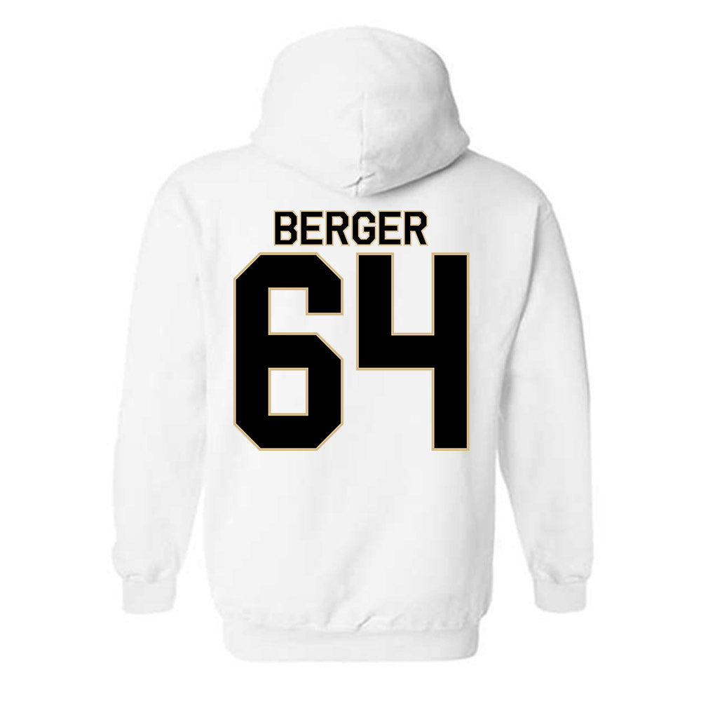 Wake Forest - NCAA Football : Ryan Berger - Classic Shersey Hooded Sweatshirt-1