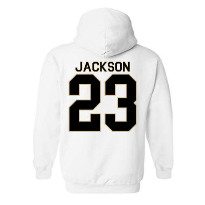 Wake Forest - NCAA Football : Zeek Jackson - Classic Shersey Hooded Sweatshirt-1