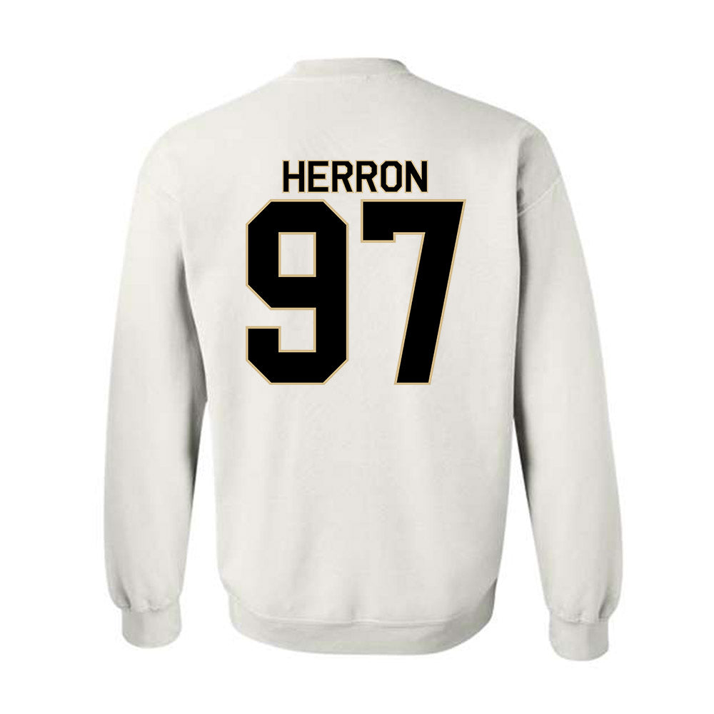 Wake Forest - NCAA Football : Matthew Herron - Classic Shersey Crewneck Sweatshirt-1
