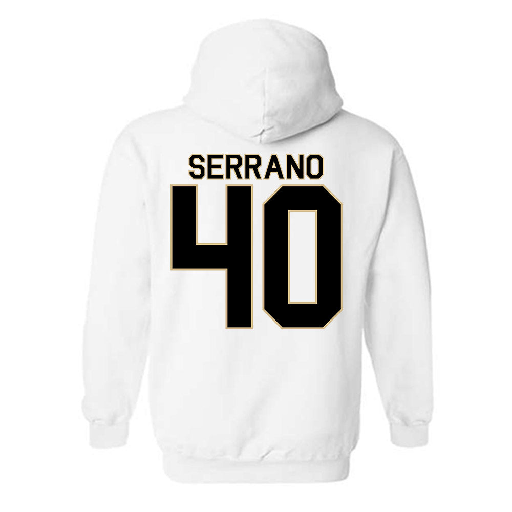 Wake Forest - NCAA Baseball : Jordan Serrano - Classic Shersey Hooded Sweatshirt-1