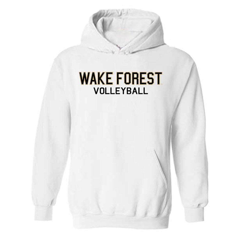 Wake Forest - NCAA Women's Volleyball : Mattea Saunders - Classic Shersey Hooded Sweatshirt-0