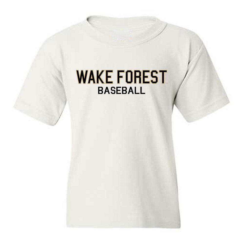 Wake Forest - NCAA Baseball : Griffin Miller - Classic Shersey Youth T-Shirt-0
