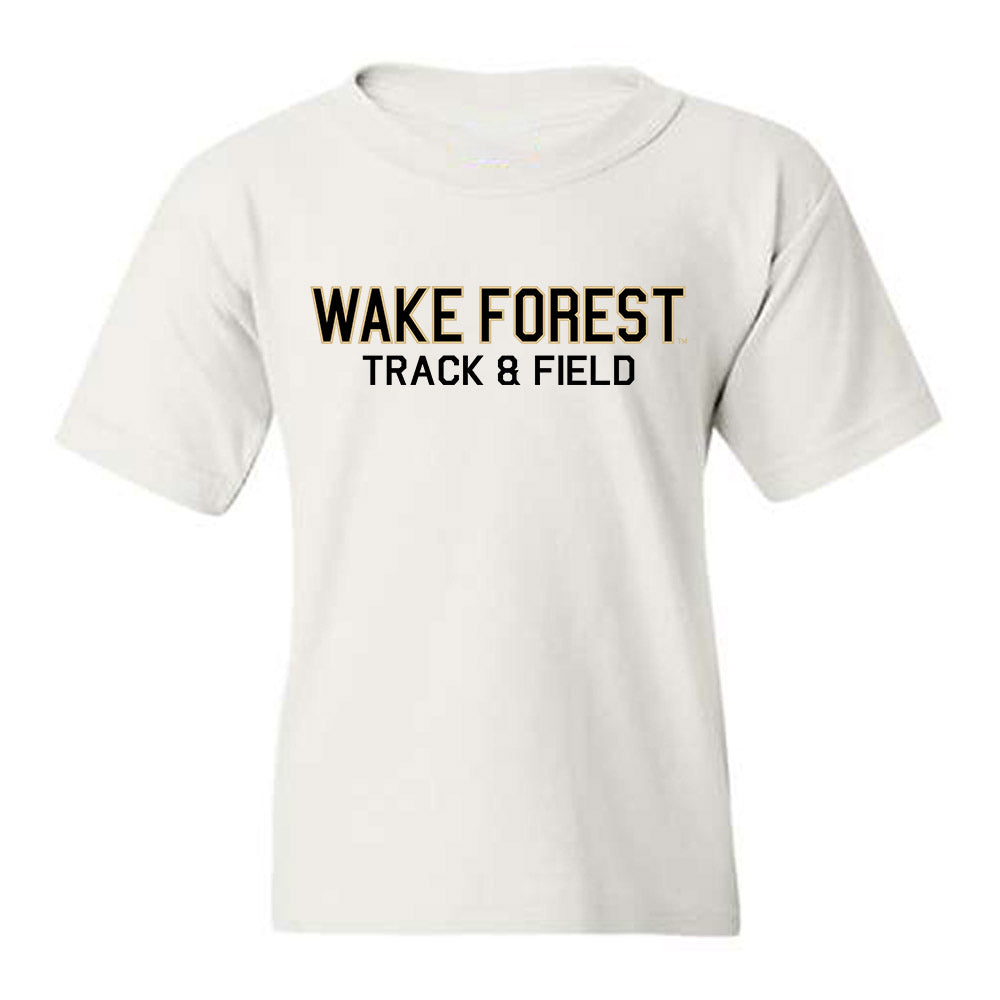 Wake Forest - NCAA Men's Track & Field : Stuart Terrill - Classic Shersey Youth T-Shirt-0