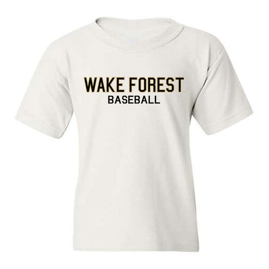 Wake Forest - NCAA Baseball : Will Holden - Classic Shersey Youth T-Shirt-0