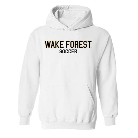 Wake Forest - NCAA Men's Soccer : Quinn Syrett - Classic Shersey Hooded Sweatshirt-0