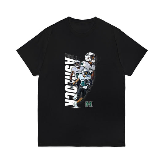 Hawaii - NCAA Football : Pofele Ashlock - Collage Comfort Colors T-Shirt-0