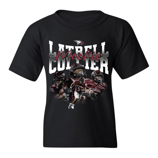 NCCU - NCAA Football : Latrell "Mookie" Collier - Youth T-Shirt Player Collage