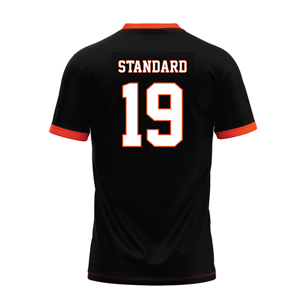 Oklahoma State - NCAA Football : Dayvon Standard - Black Premium Football Jersey-1