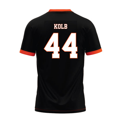 Oklahoma State - NCAA Football : Carson Kolb - Black Premium Football Jersey-1