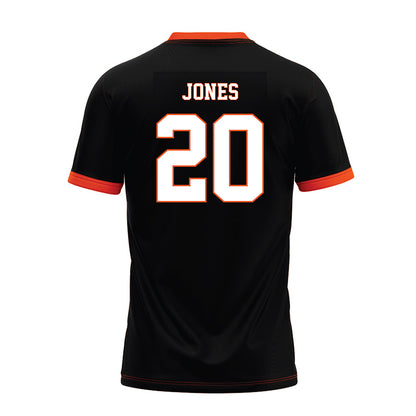 Oklahoma State - NCAA Football : Kaydin Jones - Black Premium Football Jersey-1