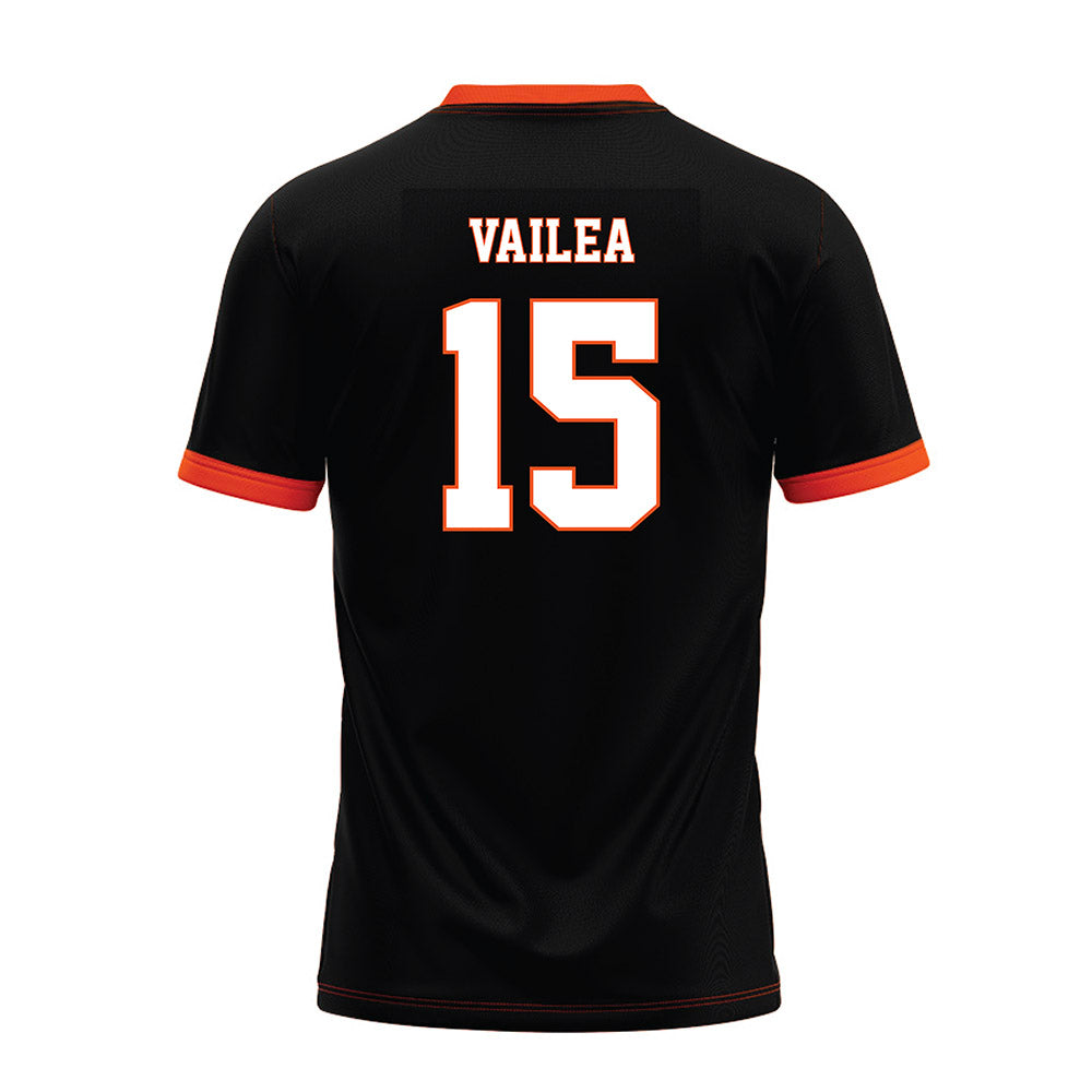 Oklahoma State - NCAA Football : Fatafehi Vailea - Black Premium Football Jersey-1